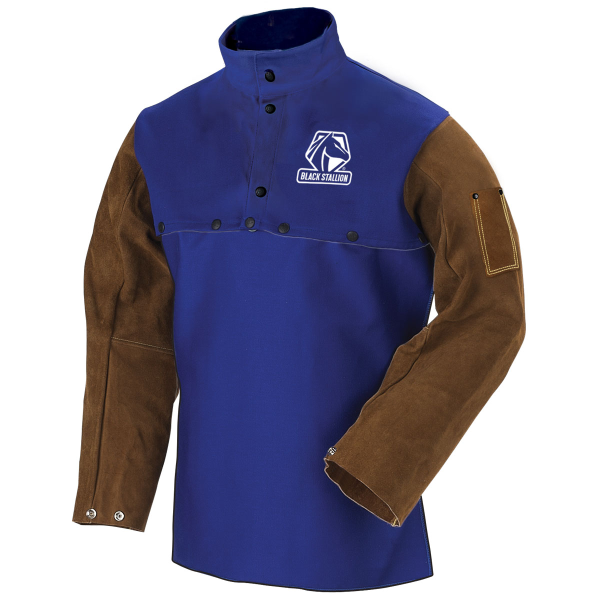 Revco Black Stallion Cowhide & FR Cotton Cape Sleeves, Royal Blue, FRB9-21CS/BS Revco Black Stallion Cowhide & FR Cotton Cape Sleeves, Royal Blue, FRB9-21CS/BS